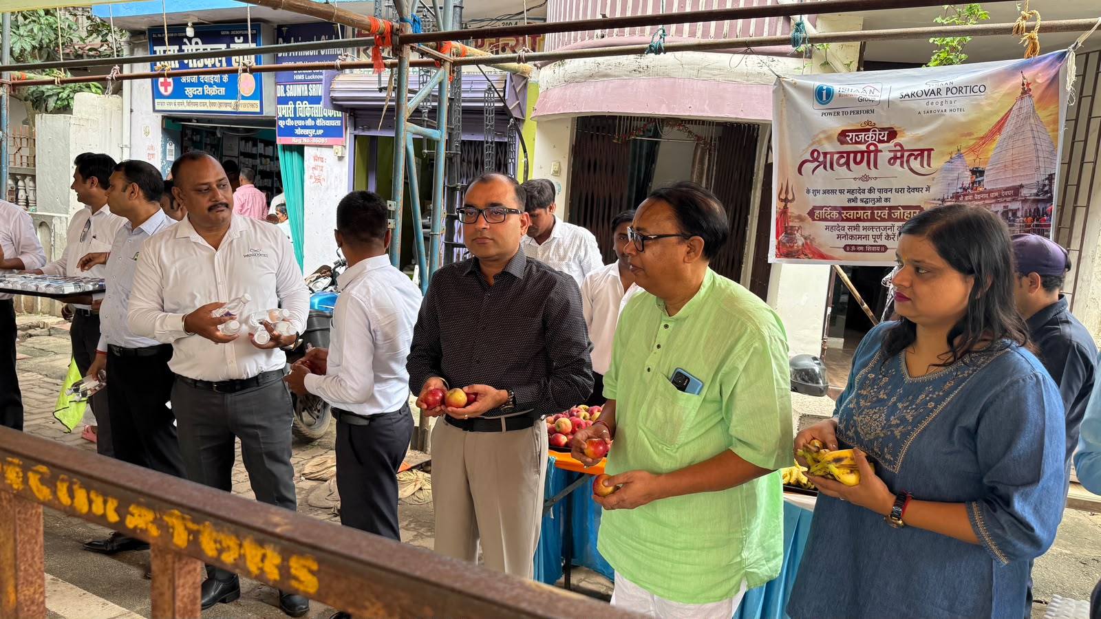 Kanwar Yatra Seva — Ishaan Sarovar Portico, Deoghar