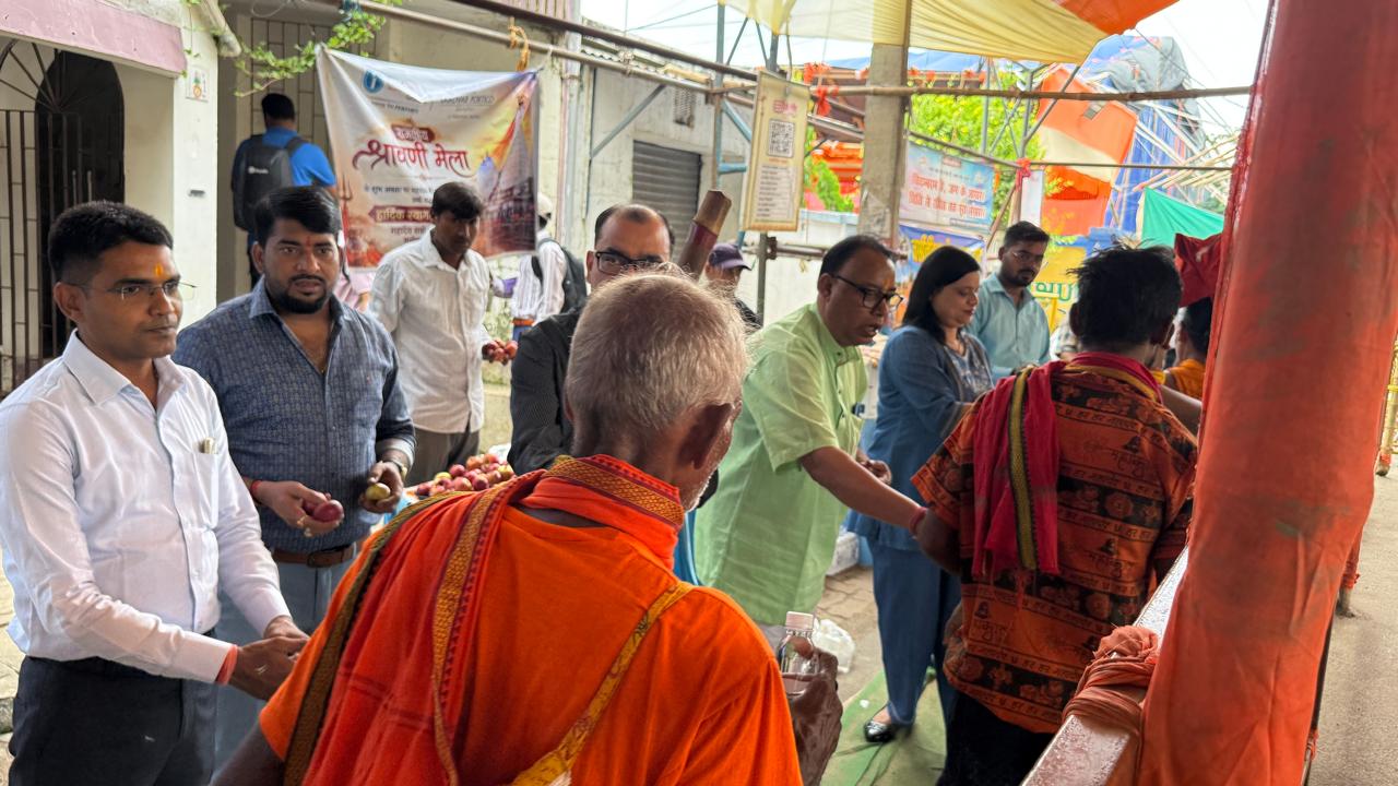 Kanwar Yatra Seva — Ishaan Sarovar Portico, Deoghar