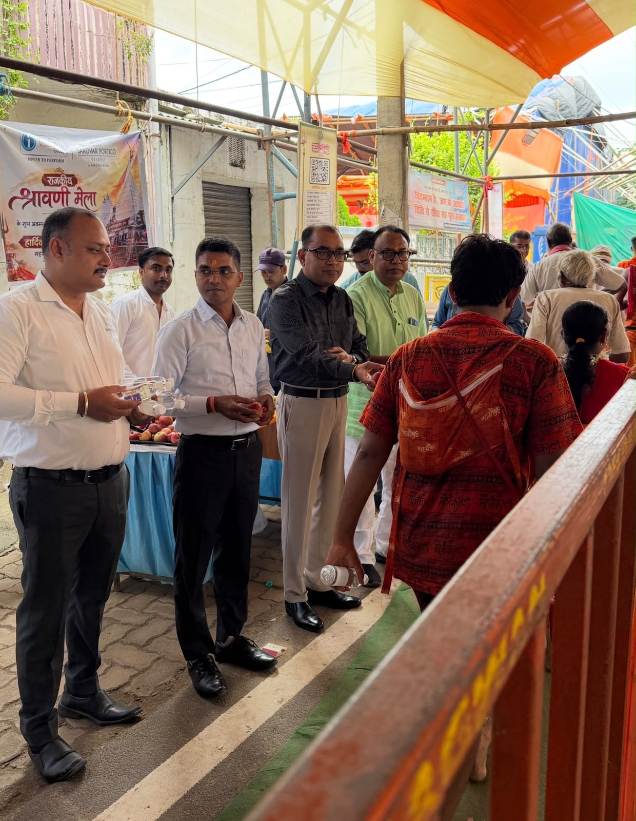 Kanwar Yatra Seva — Ishaan Sarovar Portico, Deoghar