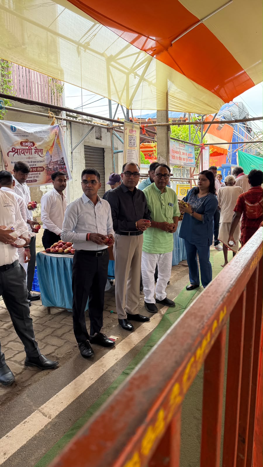 Kanwar Yatra Seva — Ishaan Sarovar Portico, Deoghar
