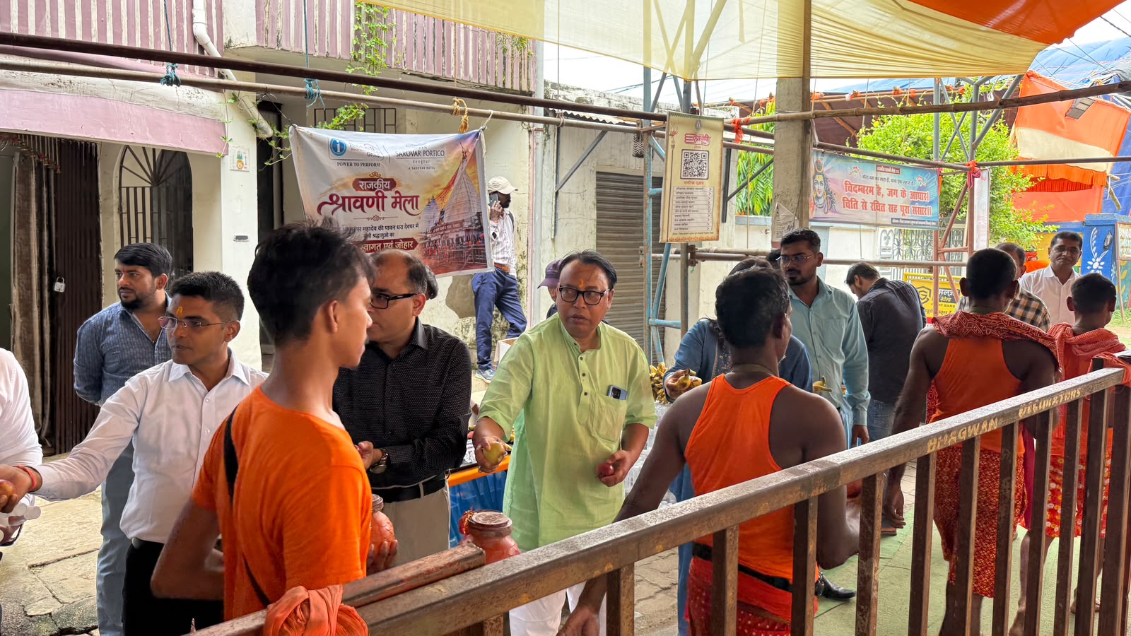 Kanwar Yatra Seva — Ishaan Sarovar Portico, Deoghar