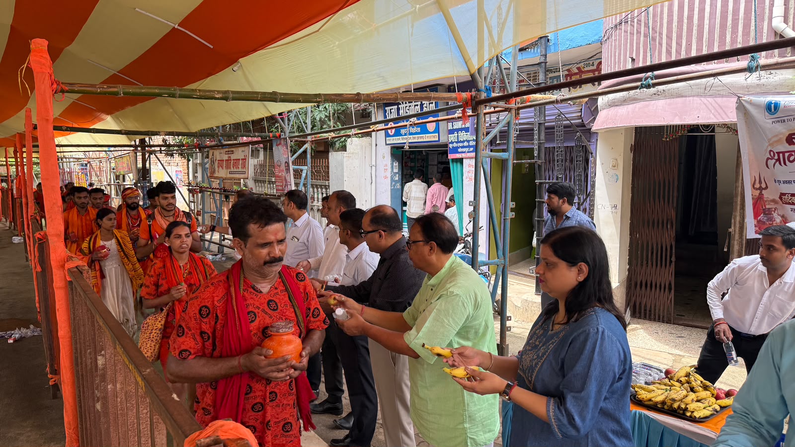 Kanwar Yatra Seva — Ishaan Sarovar Portico, Deoghar